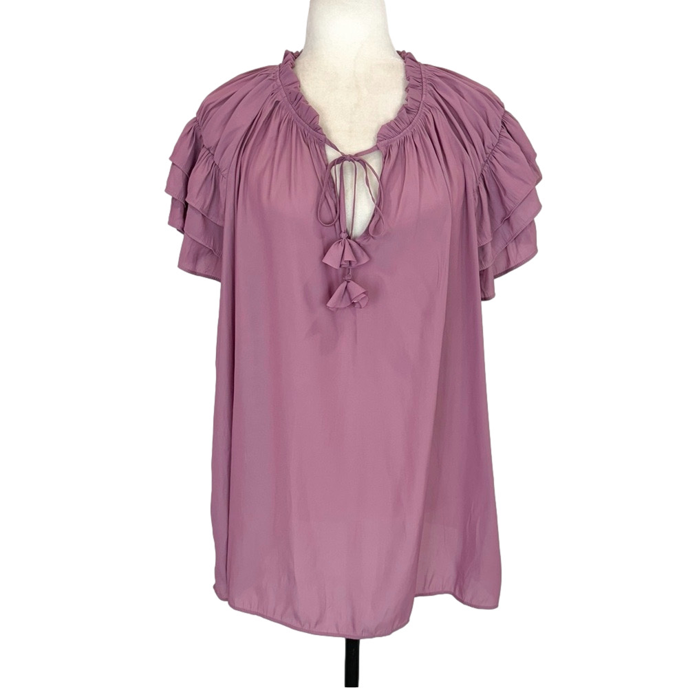 Rose & Olive plum blouse
